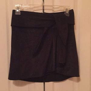 NWOT Express suede mini skirt